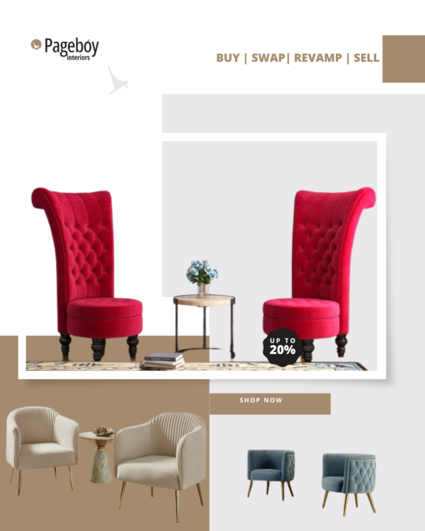 HIS AND HER'S ACCENT CHAIRS